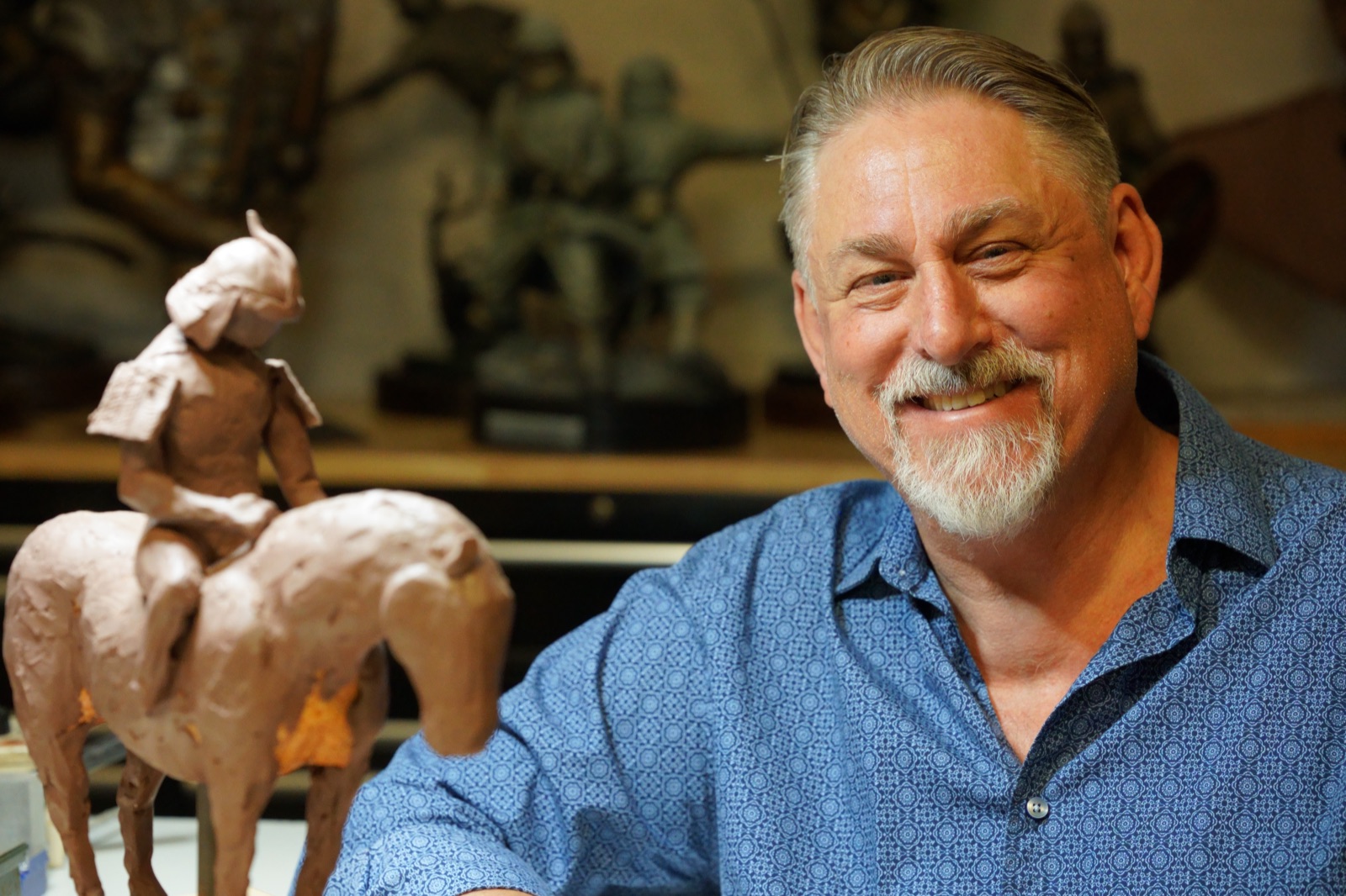 David Paul Venell, bronze sculptor at DPV Studios